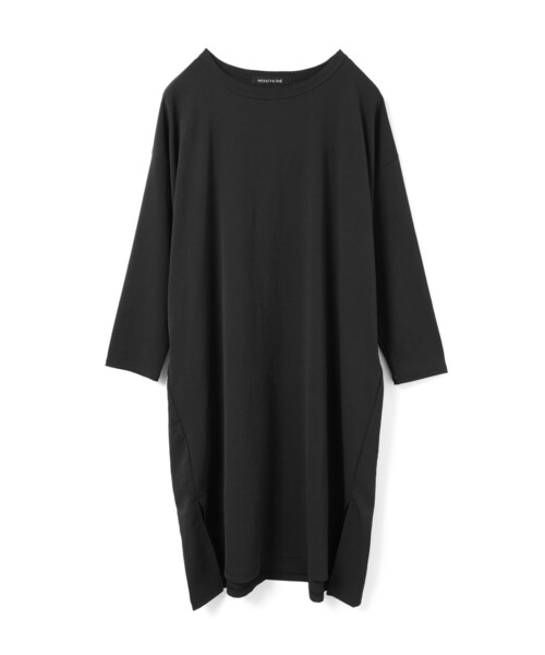 mizuiroind（ミズイロインド）の「mizuiro ind クルーネックロングワンピース（ワンピース・レディース・カーキ/ネイビー/ブラック・FREE）」の4枚目の写真