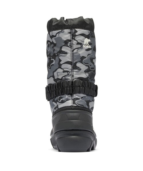 SOREL（ソレル）の「SOREL／ユース フルーリー ブーツ プリント スノーブーツ 防水アウトソール・撥水アッパー 19～24cm展開／ソレル（ブーツ・キッズ・ブラック/グリーン・23.0cm/20.0cm/22.0cm/21.0cm/19.0cm/24.0cm）」の4枚目の写真