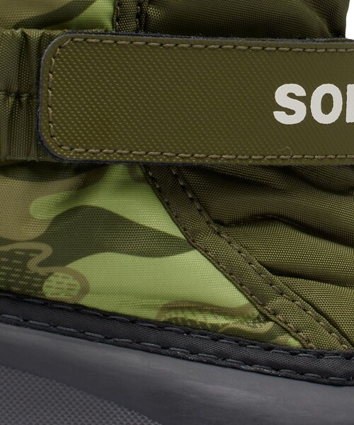 SOREL（ソレル）の「SOREL／ユース フルーリー ブーツ プリント スノーブーツ 防水アウトソール・撥水アッパー 19～24cm展開／ソレル（ブーツ・キッズ・ブラック/グリーン・23.0cm/20.0cm/22.0cm/21.0cm/19.0cm/24.0cm）」の11枚目の写真