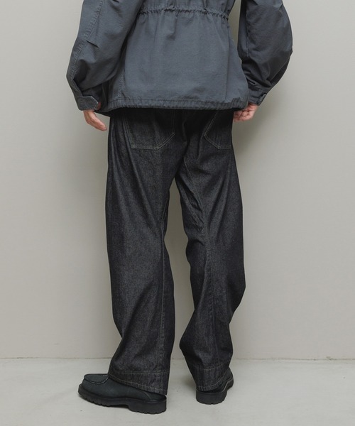 BAL（バル）の「ARTICULATED LOOSE STRAIGHT LEG 5P JEAN（デニムパンツ・メンズ・ブラック/オリーブ/アイボリー・4/3/2/1）」の7枚目の写真
