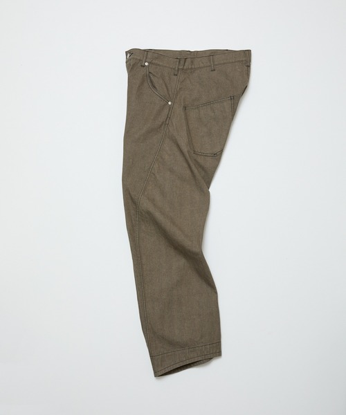 BAL（バル）の「ARTICULATED LOOSE STRAIGHT LEG 5P JEAN（デニムパンツ・メンズ・ブラック/オリーブ/アイボリー・4/3/2/1）」の16枚目の写真