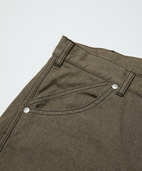 BAL（バル）の「ARTICULATED LOOSE STRAIGHT LEG 5P JEAN（デニムパンツ・メンズ・ブラック/オリーブ/アイボリー・4/3/2/1）」の18枚目の写真