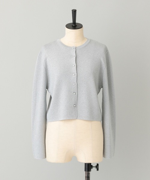 A part by（アパートバイ）の「ブライトニットカーディガン（カーディガン/ボレロ・レディース・Silver/GOLD/ブラック・FREE）」の3枚目の写真