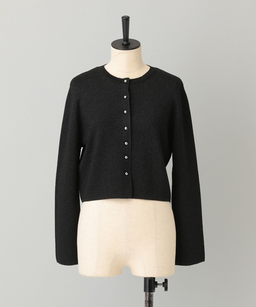 A part by（アパートバイ）の「ブライトニットカーディガン（カーディガン/ボレロ・レディース・Silver/GOLD/ブラック・FREE）」の2枚目の写真