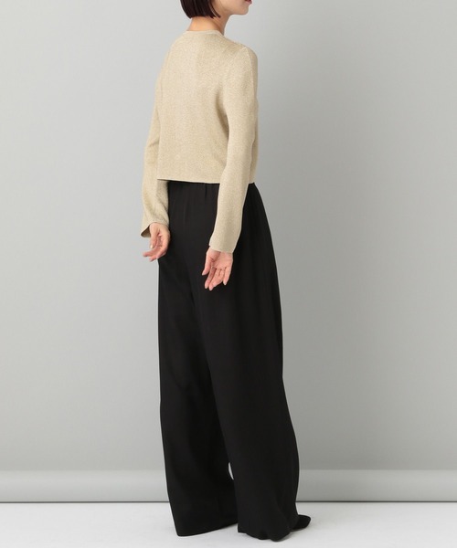 A part by（アパートバイ）の「ブライトニットカーディガン（カーディガン/ボレロ・レディース・Silver/GOLD/ブラック・FREE）」の8枚目の写真