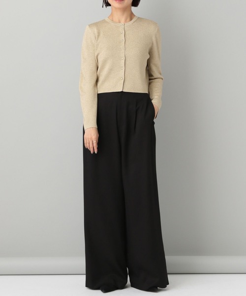 A part by（アパートバイ）の「ブライトニットカーディガン（カーディガン/ボレロ・レディース・Silver/GOLD/ブラック・FREE）」の9枚目の写真