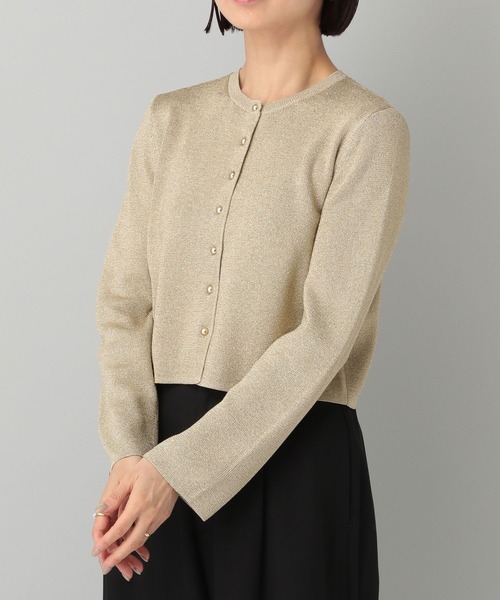 A part by（アパートバイ）の「ブライトニットカーディガン（カーディガン/ボレロ・レディース・Silver/GOLD/ブラック・FREE）」の11枚目の写真