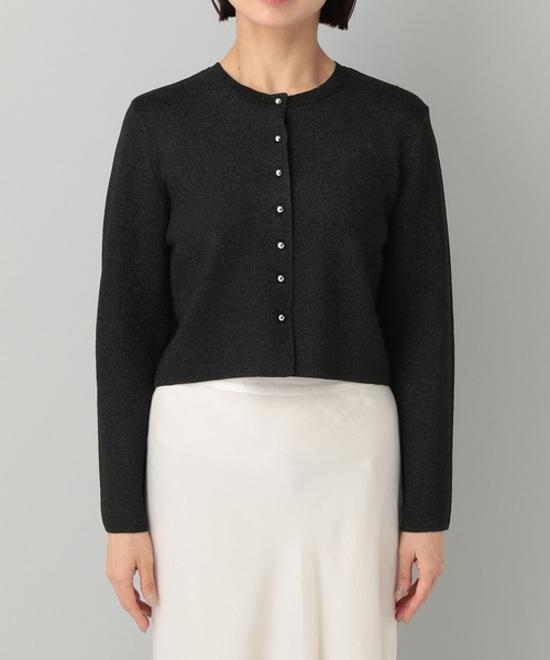 A part by（アパートバイ）の「ブライトニットカーディガン（カーディガン/ボレロ・レディース・Silver/GOLD/ブラック・FREE）」の14枚目の写真