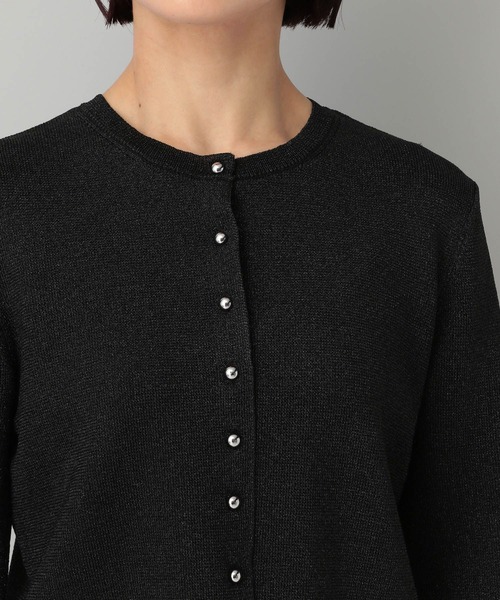 A part by（アパートバイ）の「ブライトニットカーディガン（カーディガン/ボレロ・レディース・Silver/GOLD/ブラック・FREE）」の18枚目の写真