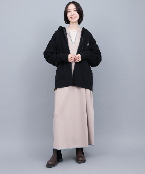 チチカカ（チチカカ）の「COBMASTER トーテムポールベアジップパーカー（パーカー・メンズ・その他1/ブラック/ライトグレー・FREE）」の4枚目の写真