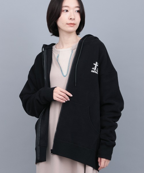 チチカカ（チチカカ）の「COBMASTER トーテムポールベアジップパーカー（パーカー・メンズ・その他1/ブラック/ライトグレー・FREE）」の5枚目の写真