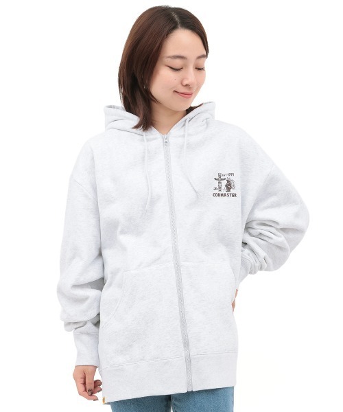 チチカカ（チチカカ）の「COBMASTER トーテムポールベアジップパーカー（パーカー・メンズ・その他1/ブラック/ライトグレー・FREE）」の11枚目の写真
