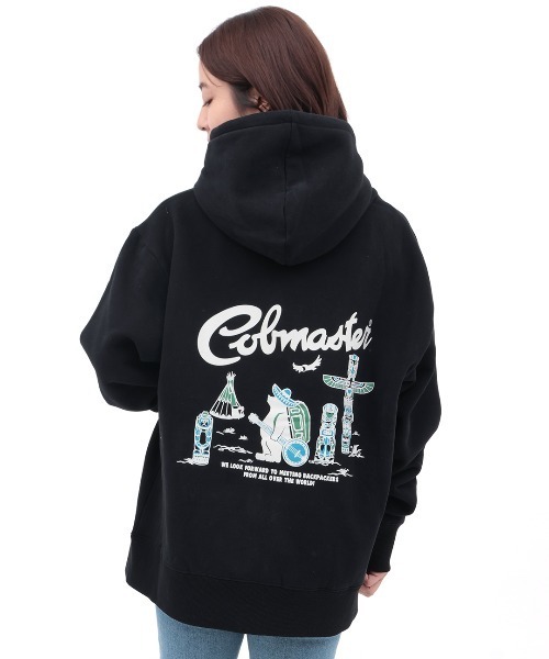 チチカカ（チチカカ）の「COBMASTER トーテムポールベアジップパーカー（パーカー・メンズ・その他1/ブラック/ライトグレー・FREE）」の14枚目の写真