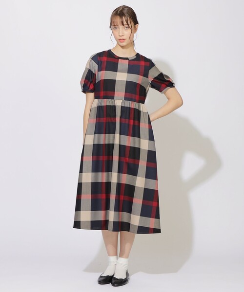 CBクレストブリッジ ワンピース クレストブリッジチェックワンピース（ワンピース）｜CB