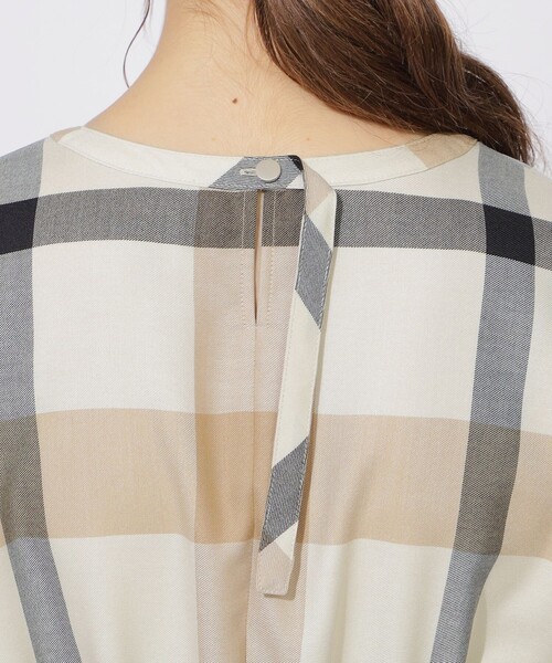 クレストブリッジチェックワンピース（ワンピース）｜CB