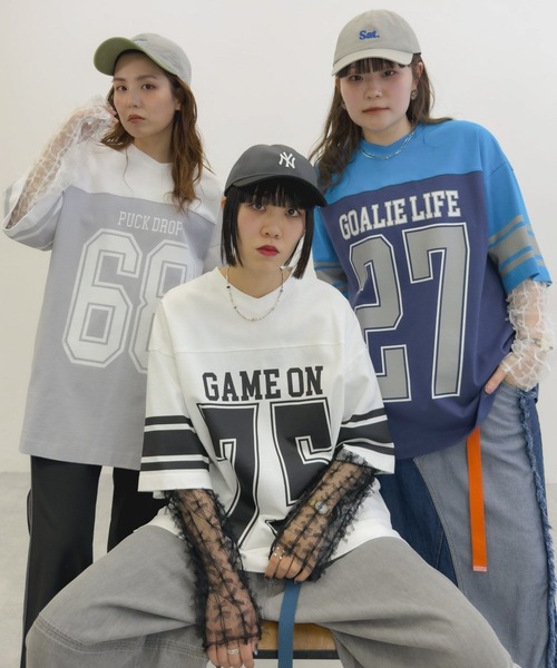 niko and（ニコアンド）の「長袖カットソー（Tシャツ/カットソー