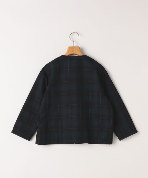 SHIPS KIDS:90cm / 50th ANNIV セレモニー チェック ノーカラー