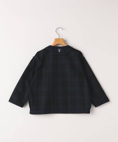 SHIPS(シップス)の「SHIPS KIDS:90cm /セレモニー チェック ノーカラー ジャケット(ノーカラージャケット・キッズ・ネイビー・90)」の3枚目の写真