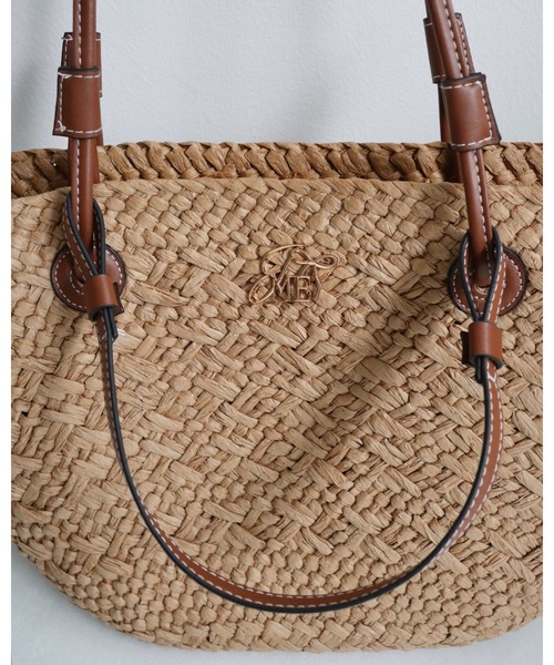 JUMELLE（ジュメロ）の「２wayカゴバッグ（トートバッグ・レディース・ブラウン/アイボリー・FREE）」の22枚目の写真