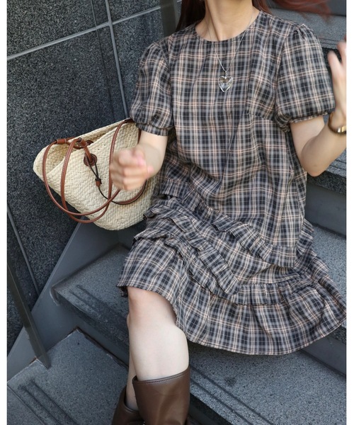 JUMELLE（ジュメロ）の「２wayカゴバッグ（トートバッグ・レディース・ブラウン/アイボリー・FREE）」の10枚目の写真