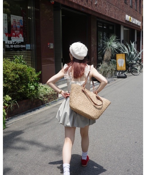 JUMELLE（ジュメロ）の「２wayカゴバッグ（トートバッグ・レディース・ブラウン/アイボリー・FREE）」の20枚目の写真