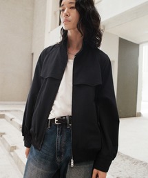 WYM LIDNM(EB oC h)PE PLAID HARRINGTON JACKET(u])