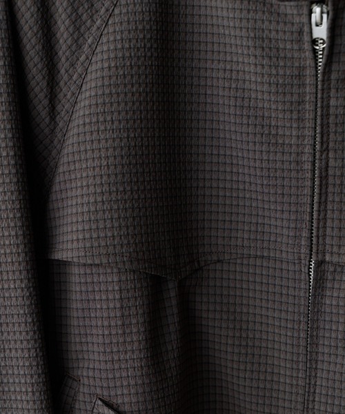 WYM LIDNM(ウィム バイ リドム)の「PE PLAID HARRINGTON JACKET(ブルゾン・メンズ・アッシュブラウン/チャコール・S/M/L)」の11枚目の写真