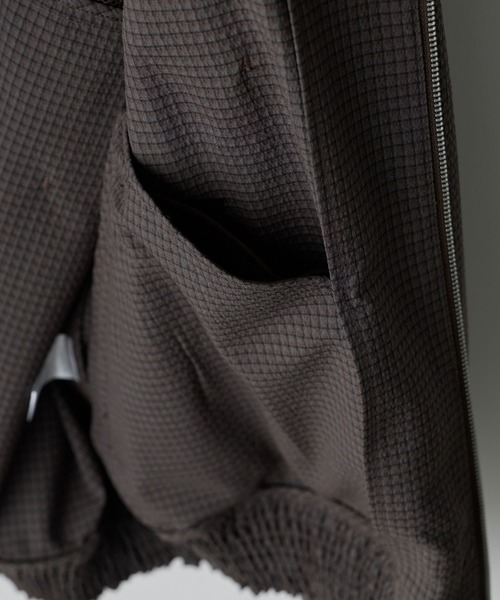 WYM LIDNM(ウィム バイ リドム)の「PE PLAID HARRINGTON JACKET(ブルゾン・メンズ・アッシュブラウン/チャコール・S/M/L)」の12枚目の写真