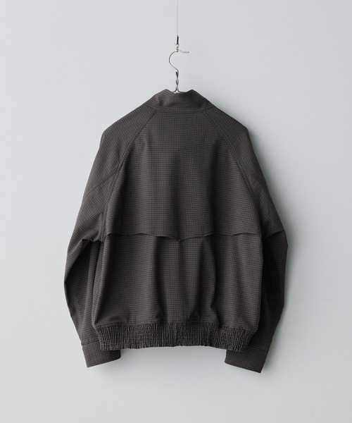 WYM LIDNM(ウィム バイ リドム)の「PE PLAID HARRINGTON JACKET(ブルゾン・メンズ・アッシュブラウン/チャコール・S/M/L)」の14枚目の写真