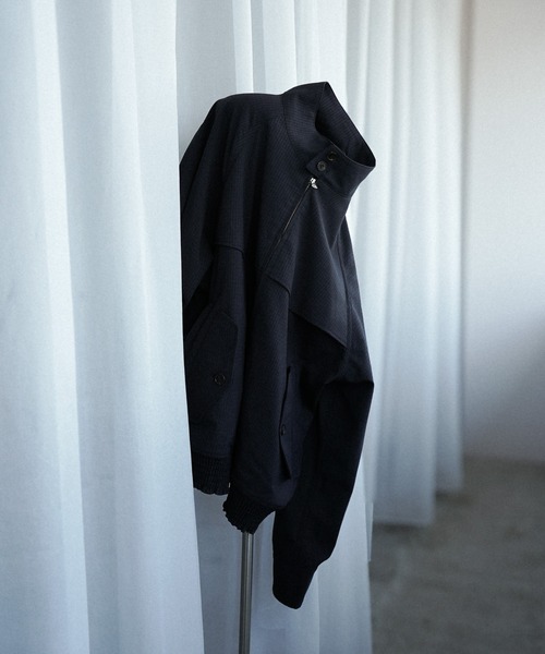 WYM LIDNM(ウィム バイ リドム)の「PE PLAID HARRINGTON JACKET(ブルゾン・メンズ・アッシュブラウン/チャコール・S/M/L)」の16枚目の写真