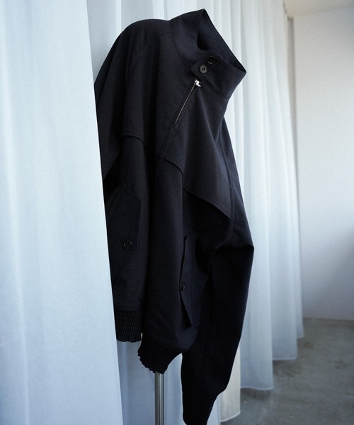 WYM LIDNM(ウィム バイ リドム)の「PE PLAID HARRINGTON JACKET(ブルゾン・メンズ・アッシュブラウン/チャコール・S/M/L)」の17枚目の写真