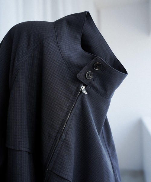 WYM LIDNM(ウィム バイ リドム)の「PE PLAID HARRINGTON JACKET(ブルゾン・メンズ・アッシュブラウン/チャコール・S/M/L)」の18枚目の写真