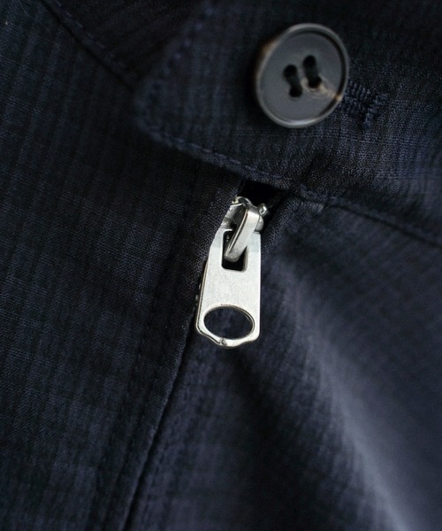 WYM LIDNM(ウィム バイ リドム)の「PE PLAID HARRINGTON JACKET(ブルゾン・メンズ・アッシュブラウン/チャコール・S/M/L)」の20枚目の写真