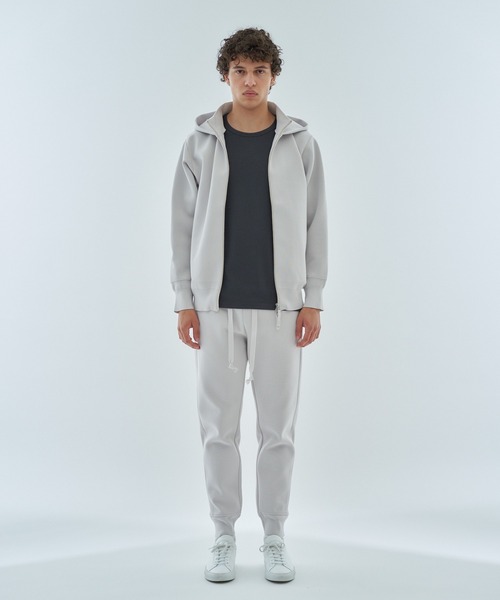 ESTNATION（エストネーション）の「ESTNATION / ミラノリブ フーディーブルゾン＜ECOPET＞（パーカー・メンズ・ブラック/ライトブルー/ライトグレー・MEDIUM/X-LARGE/LARGE）」の20枚目の写真