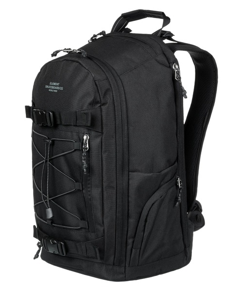 ELEMENT（エレメント）の「ELEMENT メンズ SCHEME SKATE BPK バックパック/リュック 【2025年秋冬モデル】/エレメントスケートデッキバックパック・リュックサックベルト付き（バックパック/リュック・メンズ・ブラック・FREE）」の4枚目の写真