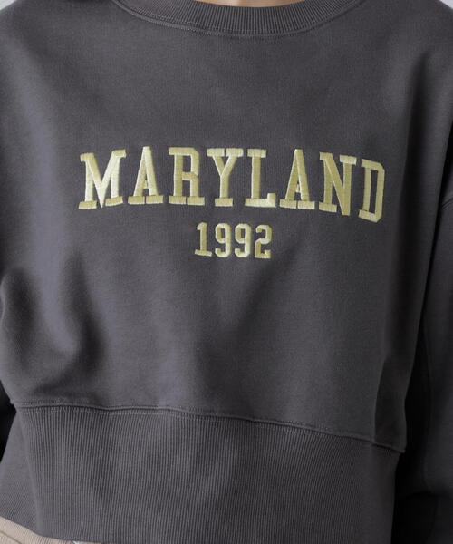 FREE'S MART（フリーズマート）の「◆カレッジロゴショート丈スウェット（スウェット・レディース・ホワイト系その他/ブラウン/ブラック・FREE）」の12枚目の写真