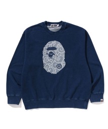 A BATHING APE | CLOUD CAMO APE HEAD RELAXED FIT CREWNECK SWEATSHIRT(スウェット)