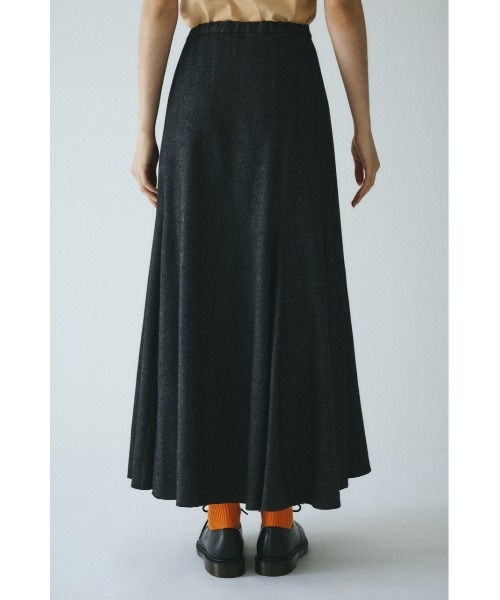 HeRIN.CYE（ヘリンドットサイ）の「Herringbone maxi skirt　　ヘリンボーンマキシスカート（スカート・レディース・ブラウン/ブラック・36/38）」の14枚目の写真