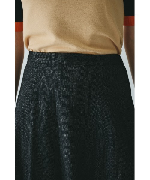 HeRIN.CYE（ヘリンドットサイ）の「Herringbone maxi skirt　　ヘリンボーンマキシスカート（スカート・レディース・ブラウン/ブラック・36/38）」の13枚目の写真