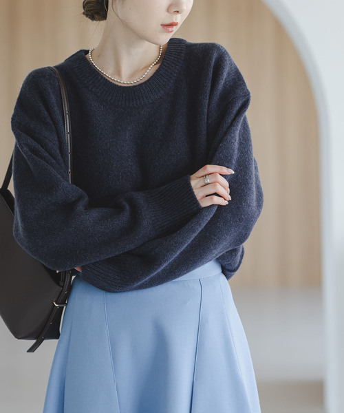 YAKクルーネックプルオーバー（ニット/セーター）｜NOBLE（ノーブル
