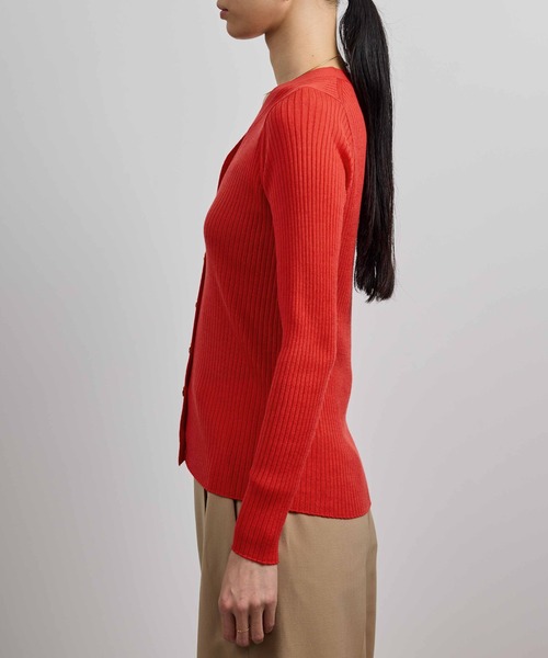 ROPE'（ロペ）の「ハイゲージワイドリブニットカーディガン（カーディガン/ボレロ・レディース・ブラック/グレー/レッド/オフホワイト/ピンク系その他・FREE）」の18枚目の写真