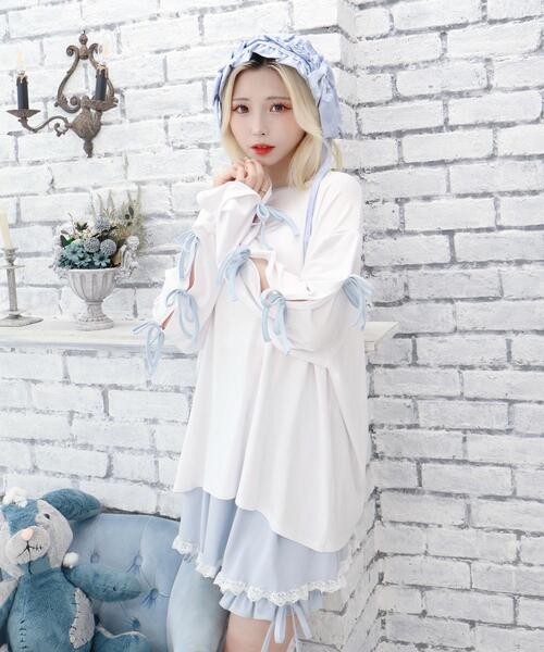 セール】Whinny/団体リボンスウィーT（Tシャツ/カットソー）｜Whinny