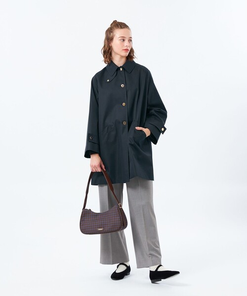 極美品 マッキントッシュ 6 ビューリー マキシ丈 ギャバジン トレンチコート WEB＆一部店舗限定】ソフトギャバジントレンチコート