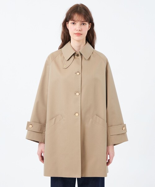 WELBURY(ウェルベリー)】シャンブレーギャバジン（トレンチコート