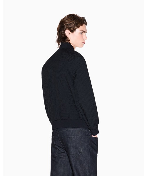 A|X アルマーニ エクスチェンジ】キルティング ボンバージャケット