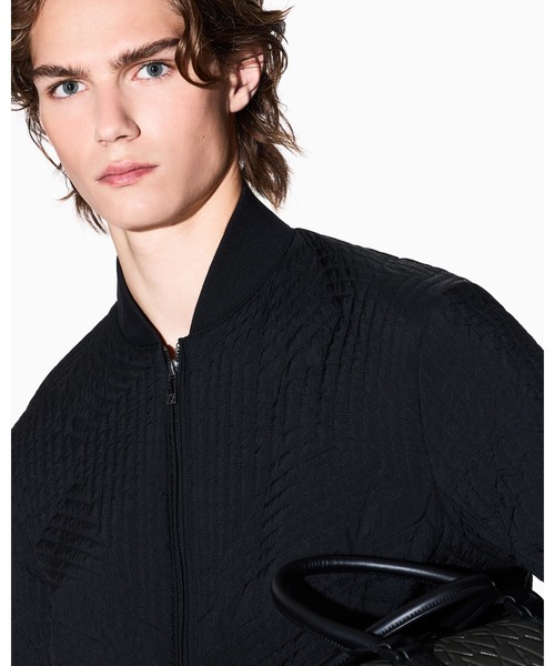 A|X アルマーニ エクスチェンジ】キルティング ボンバージャケット