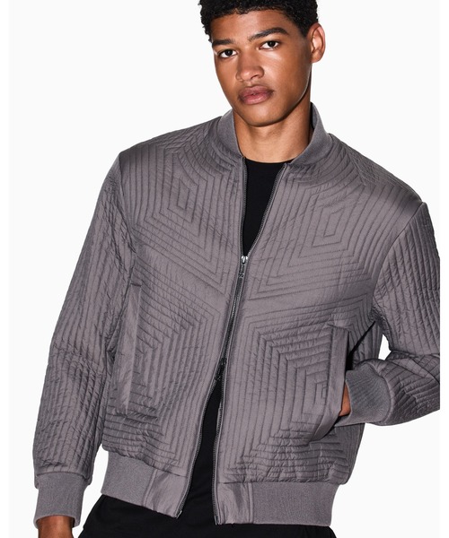 A|X アルマーニ エクスチェンジ】キルティング ボンバージャケット