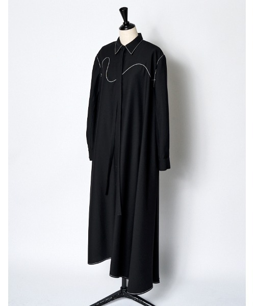 Art Stitch Shirt Dress / アートステッチシャツドレス（シャツ 