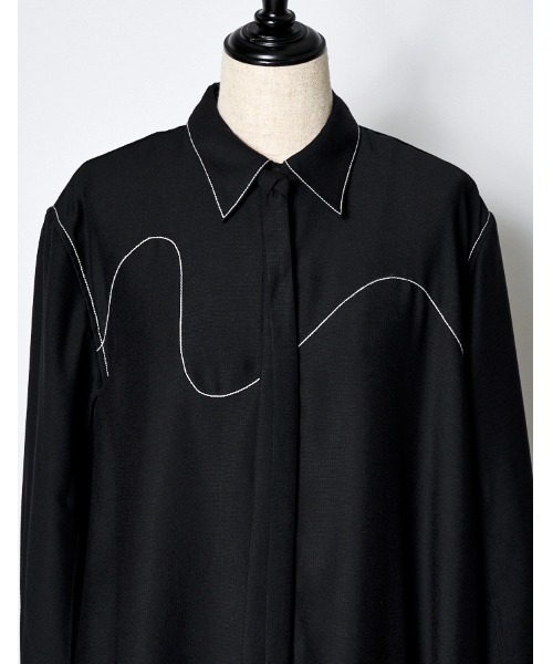 Art Stitch Shirt Dress / アートステッチシャツドレス（シャツ