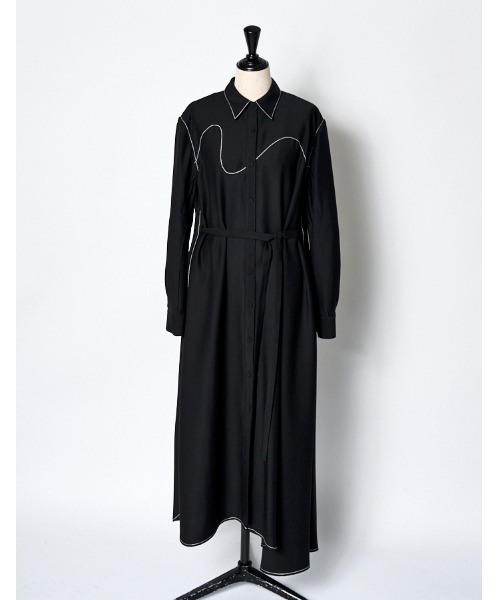Art Stitch Shirt Dress / アートステッチシャツドレス（シャツ